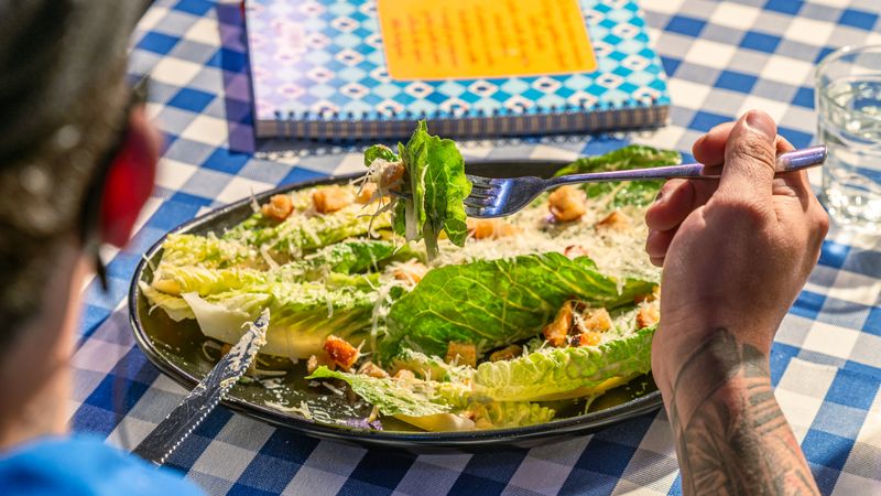 Italian House Salad with fresh vegetables