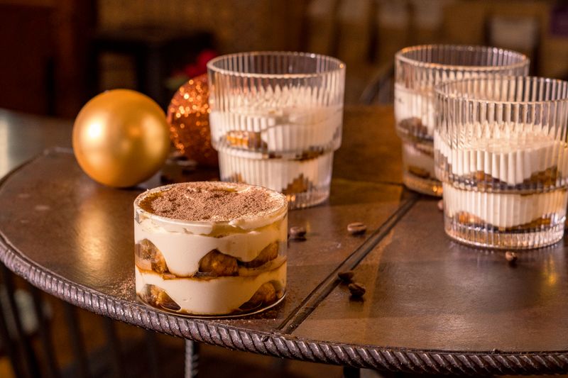 Classic Tiramisu Italian dessert